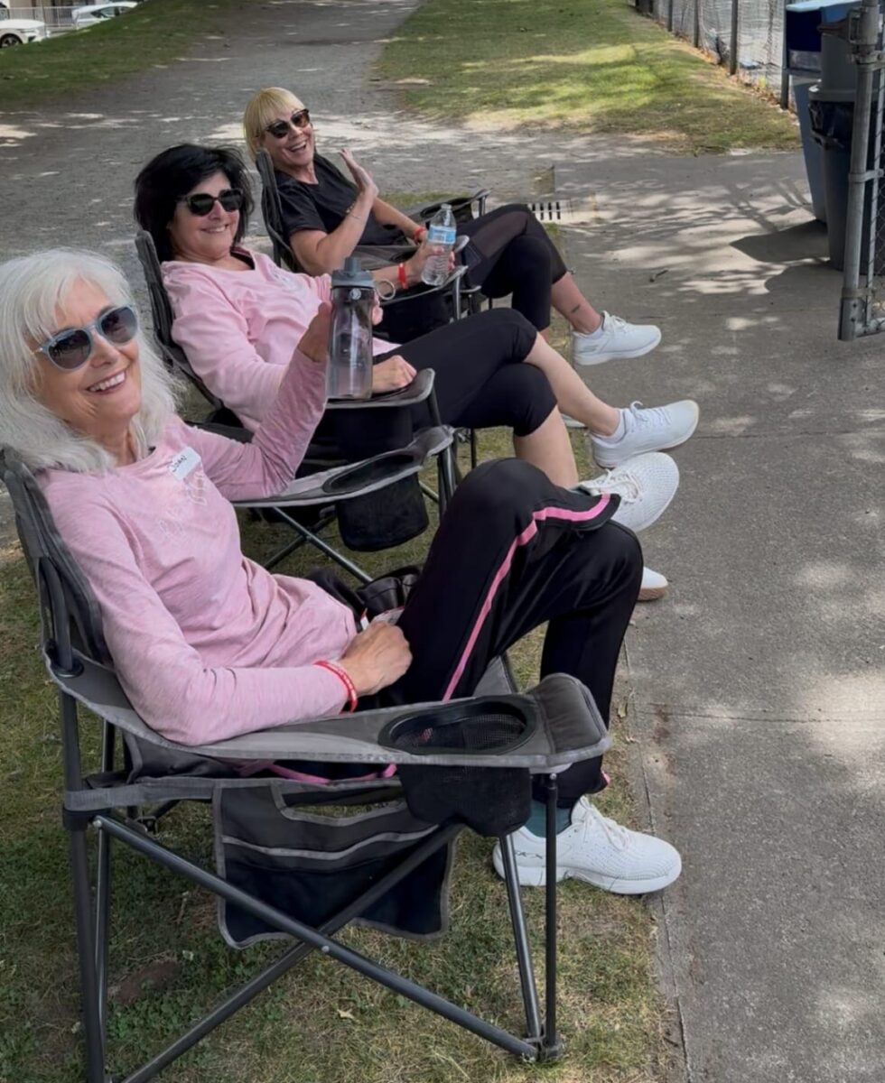Members in Pink at June 27 Member Mixer Event